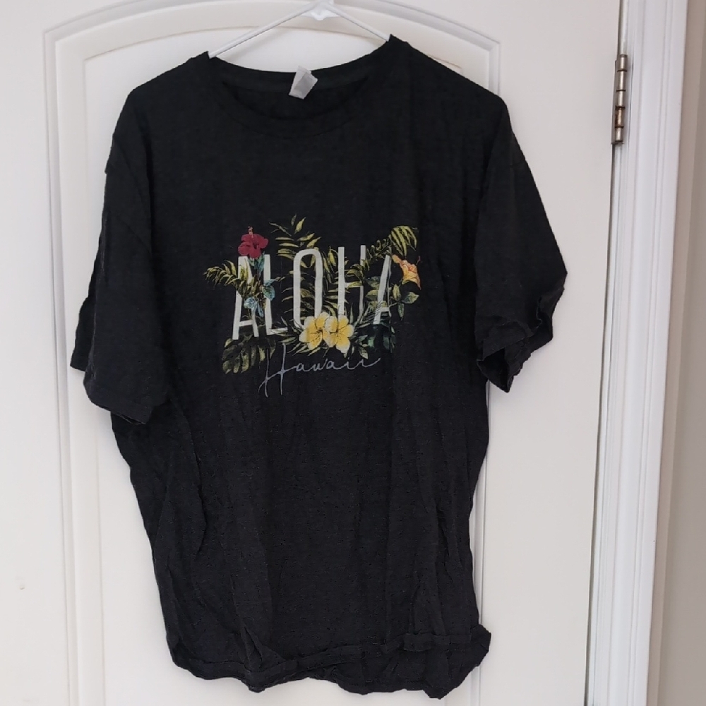Aloha Hawaii Black Short Sleeve Tee